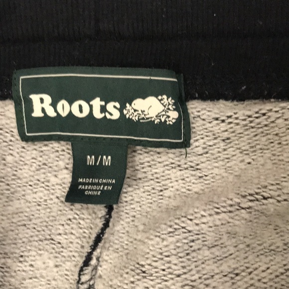 Roots Slimfit M Women Bottoms Black Pepper W Black Drawstring Waistband & Cuffs - Picture 3 of 7
